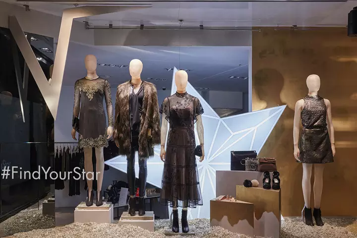 Karen Millen Kerstramen 2016 door StudioXAG, Londen – VK