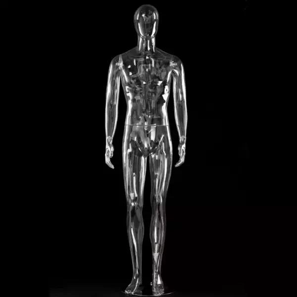 Transparante mannelijke mannequins: hoe helder ontwerp winkeldisplays verandert